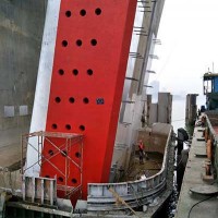 固定式鋼覆復合材料橋梁防撞設施，橋梁防撞護舷，防船撞裝置
